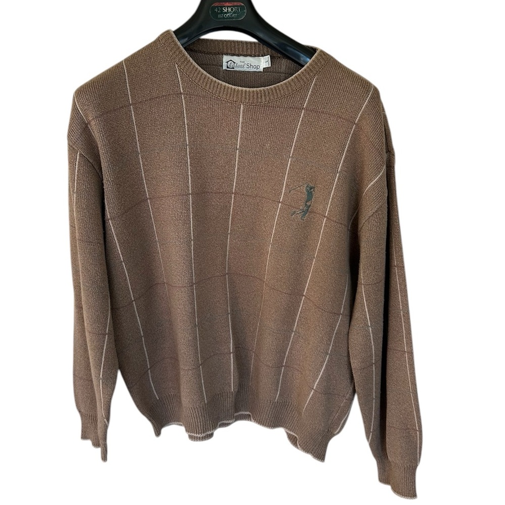 Vintage Casual Shop Golfing Sweater Size L